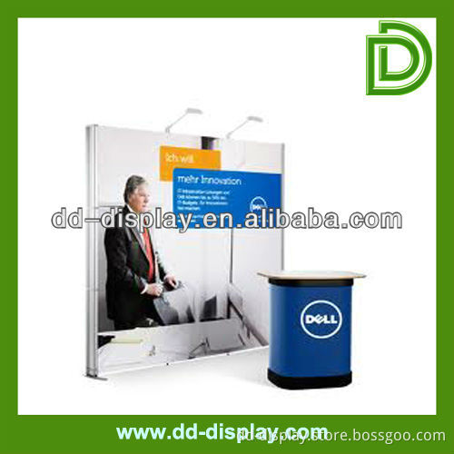 Exhibition magnetic pop up & pop backdrop